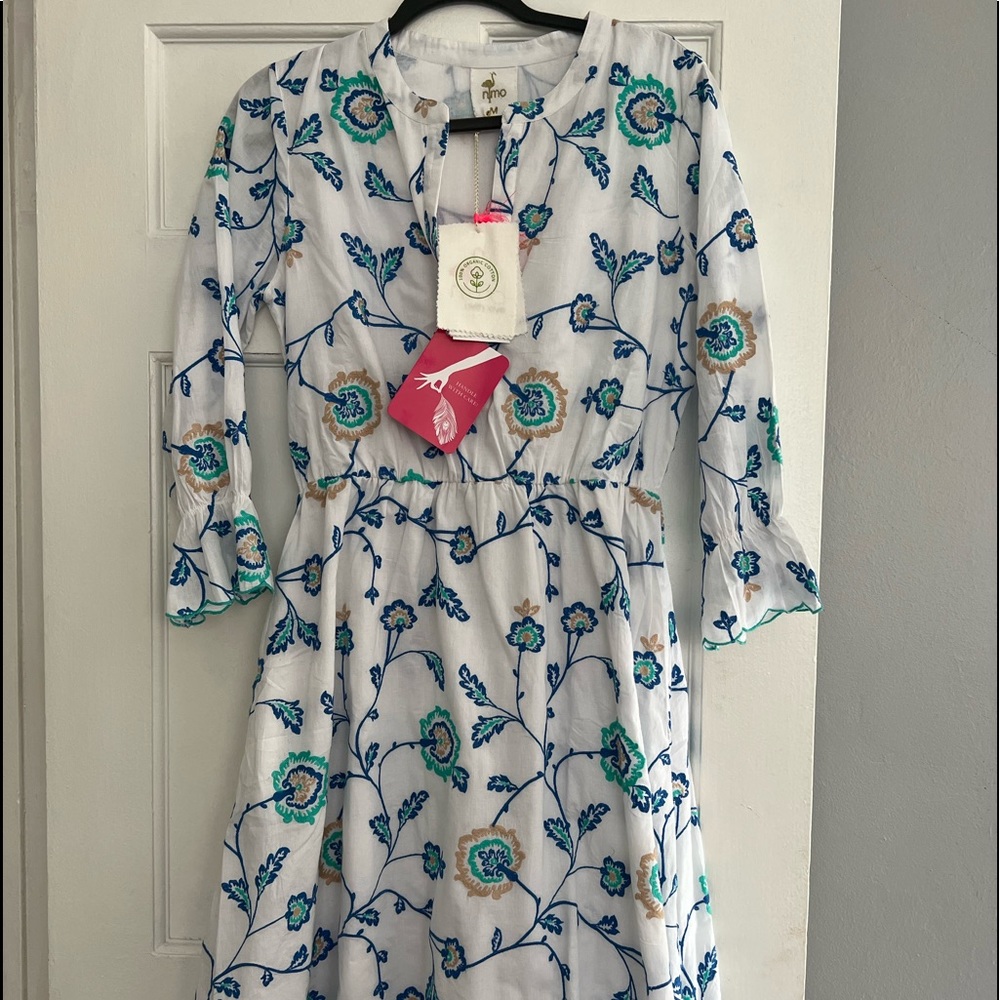 Nicole Mohrmann dress. European 100 organic cotton. Size M